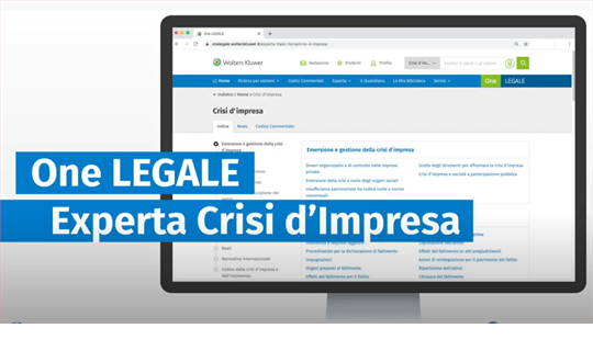 ONE LEGALE Experta Crisi d'Impresa
